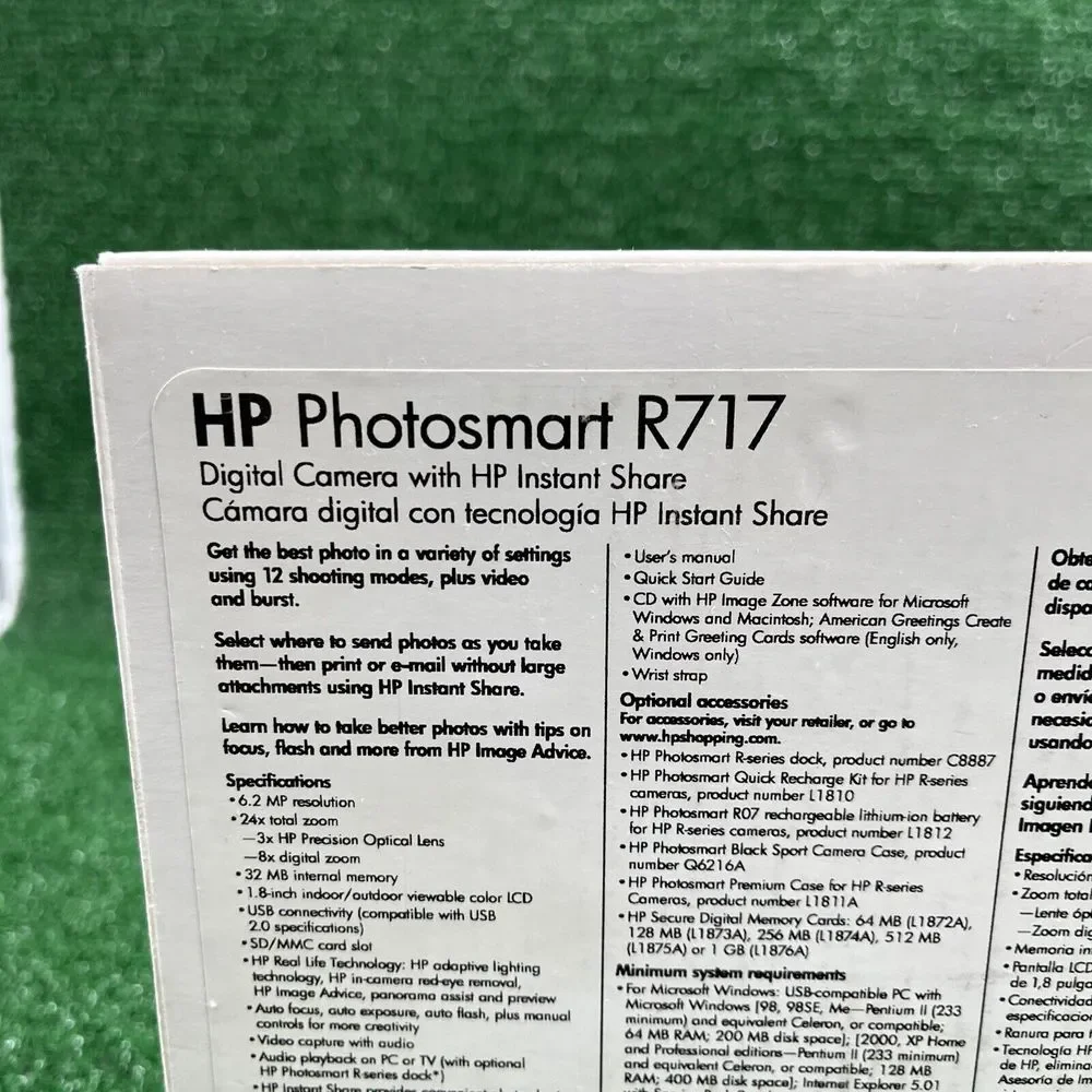 HP PhotoSmart R707 5.1MP Digital‎ Camera With HP Instant Share For Parts